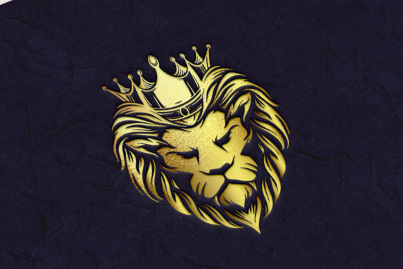 Download Crown Gold Lion Logo Company Premium - Premium Bundle