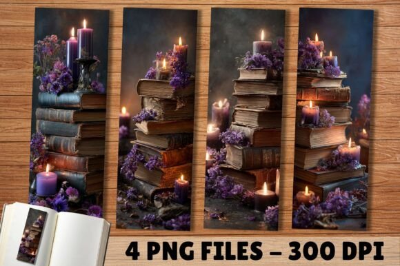 Download Moody Candlelight Dark Academic Bookmark - Academic Collection